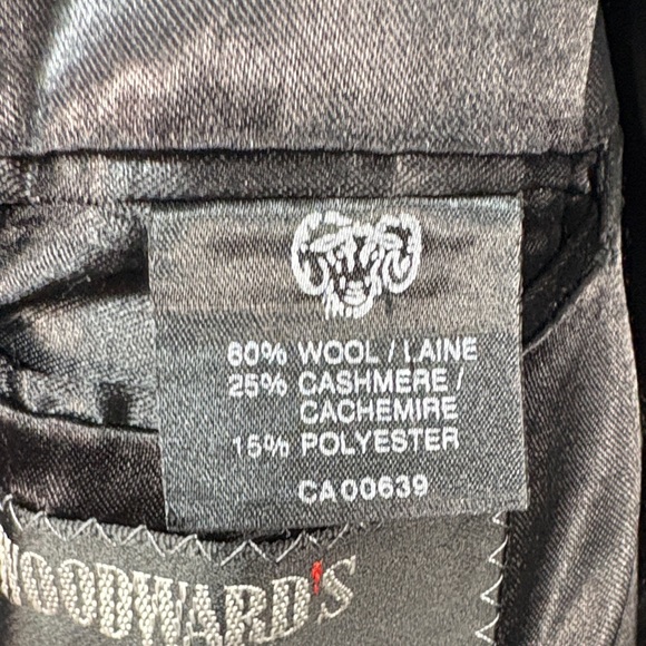 Vintage woodwards Men's Classic wool/cashmere Coat - Picture 7 of 8